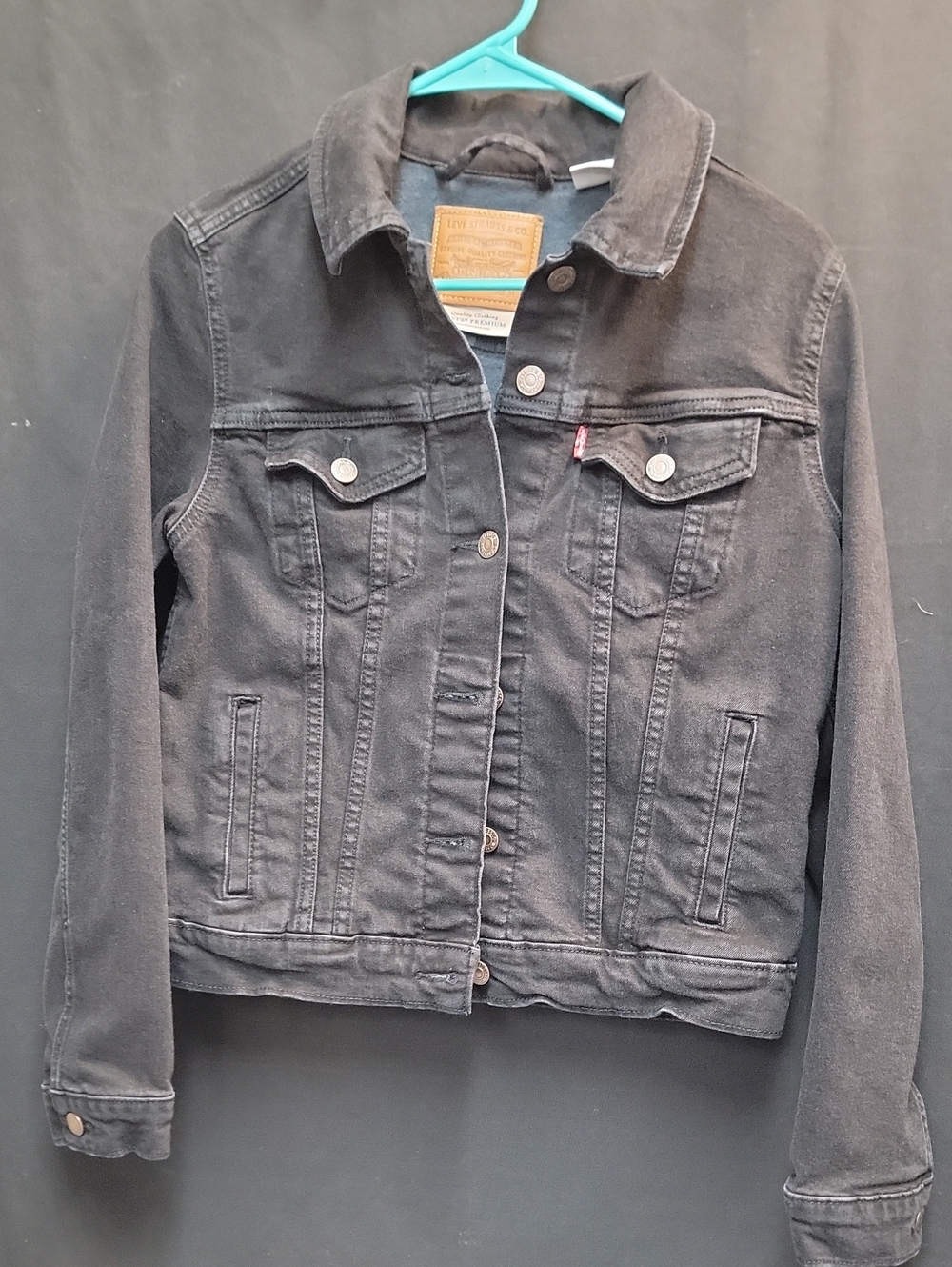 Levi's Women's Black Washed Denim Jacket